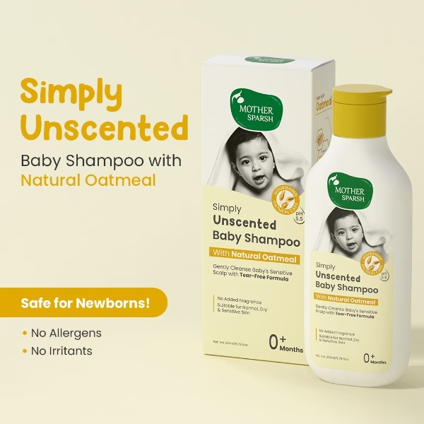 Mother Sparsh Simply unscented baby shampoo 200 ml
