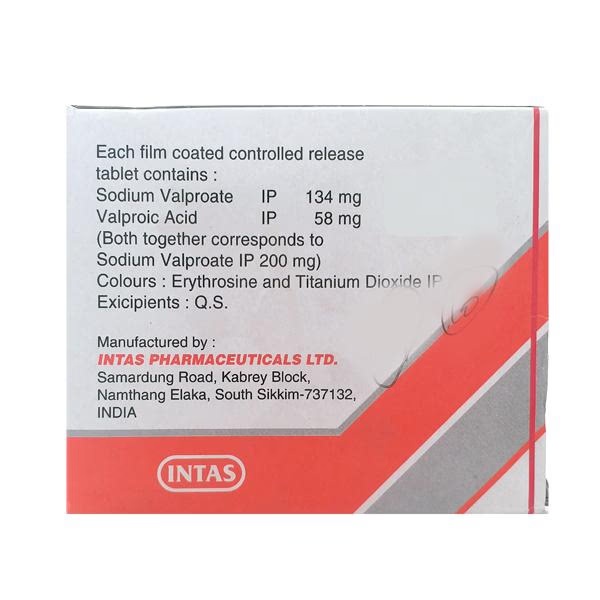 Valprol CR 200mg Tablet 15'S