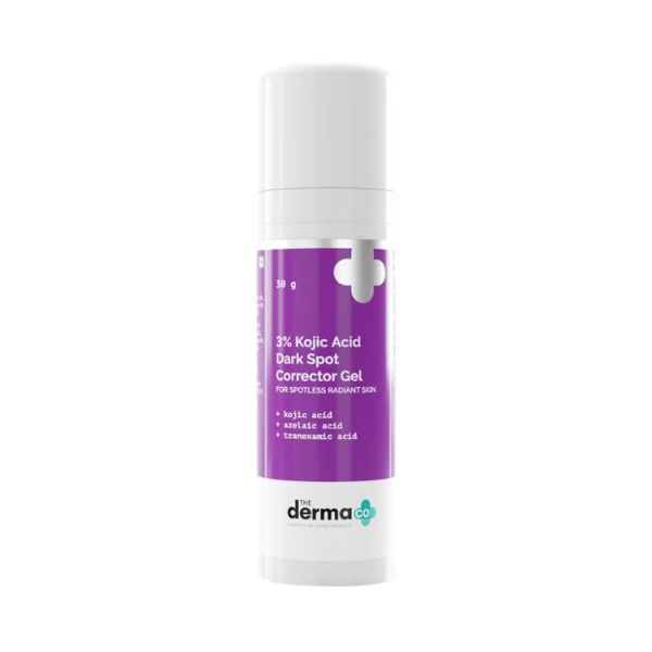 The Derma Co. 3% Kojic Acid Dark Spot Corrector Gel for Spotless radiant Skin 30gm