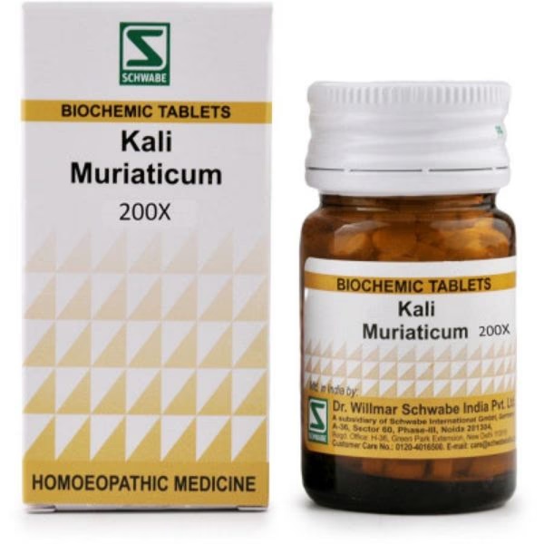 Dr. Willmar Schwabe Kali Muriaticum 200X Tablet 20 gm