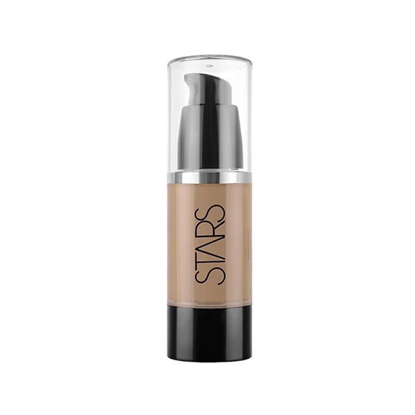 Star's Cosmetics Matte Finish, Full Coverage Face Make Up Micro Foundation (Moroccan) 30 ml
