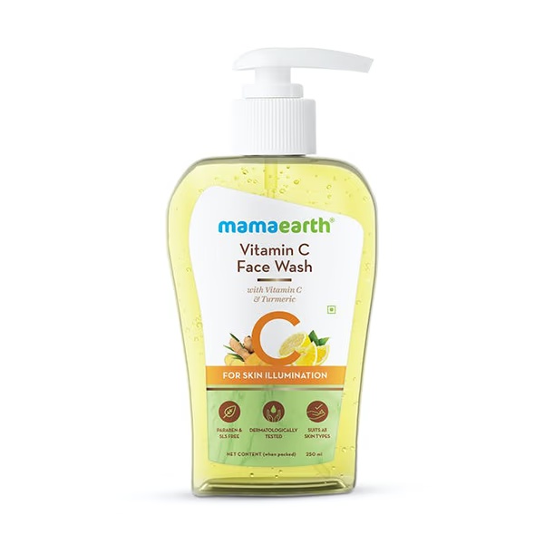 Mamaearth Vitamin C Face Wash with Turmeric for Skin Illumination 250ml