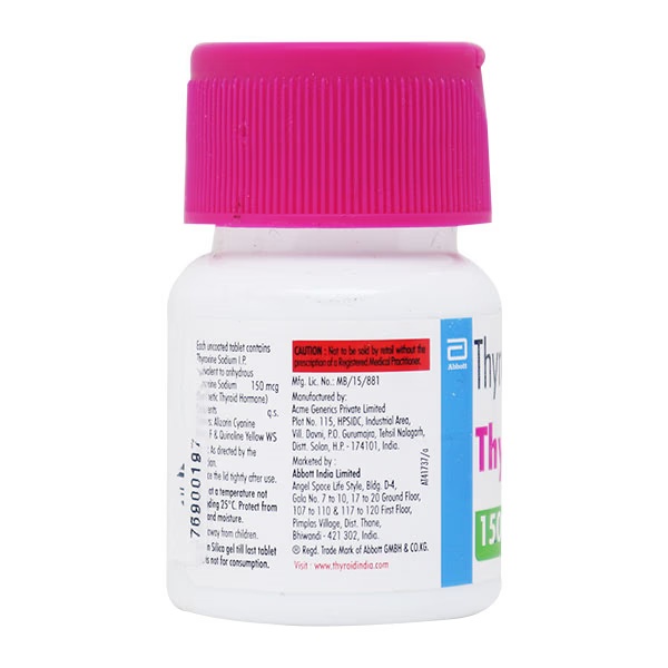 Thyronorm 150mcg Tablet 120'S