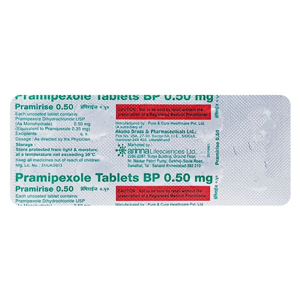 Pramirise 0.5mg Tablet 10'S