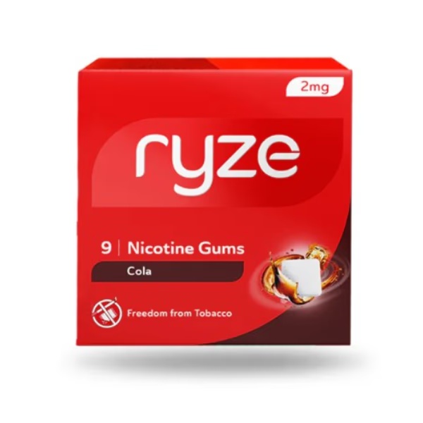 Ryze 2 mg Sugar Free Nicotine Gums - Cola 9's