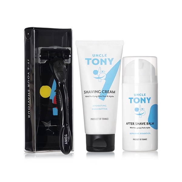 Uncle Tony Shaving Essentials Kit (Black) 500's