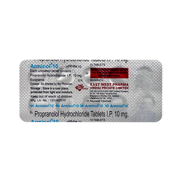 ARMINOL 10mg Tablet 10's