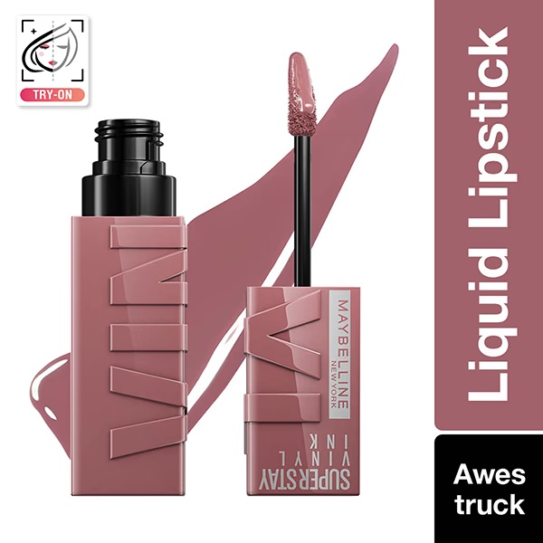 Maybelline New York Superstay Vinyl Ink Liquid Lipstick, Awestruck 4.2 ml