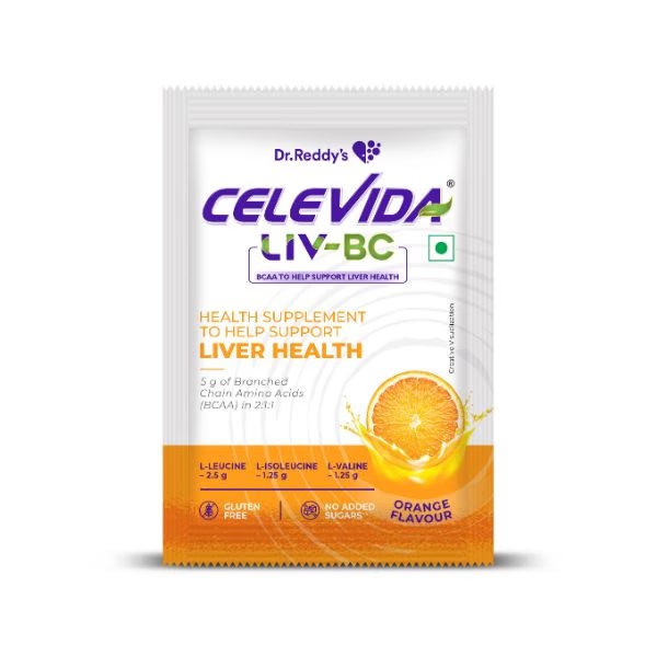 Celevida Liv BC Sachet - Orange Flavour Powder 7.5 gm