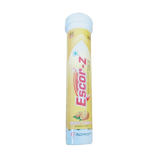ESCOR Z SUGAR FREE ORANGE FLAVOUR Effervescent Tablet 20's 1 8707-escor-z-sugar-free-orange-flavour-effervescent-tablet-20-s-1.jpg