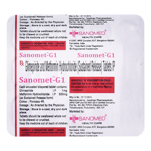 SANOMET G 1 Tablet 15's 1 8717-sanomet-g-1-tablet-15-s-1.jpg