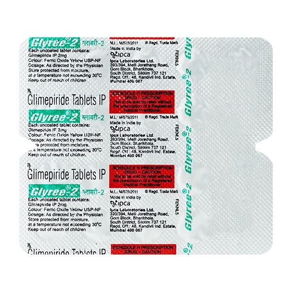 Glyree 2mg Tablet 10'S