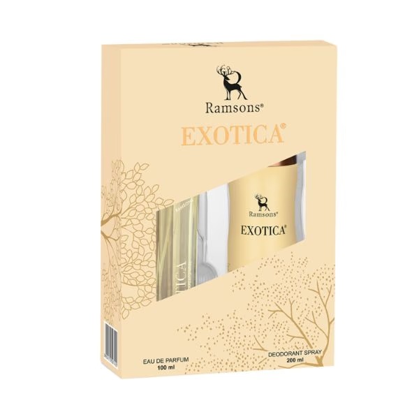 Ramsons Exotica Gift Pack (1 EDP - 100ml & 1 Body Spray - 200ml) 2's