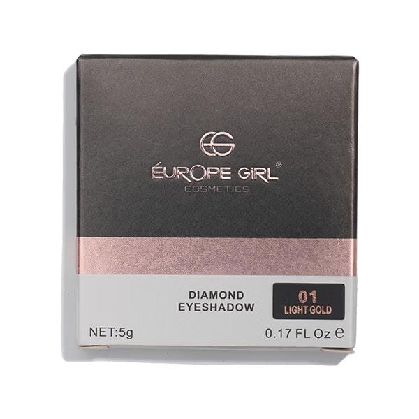 Europe Girl Single Diamond Eyeshadow 01 Light Gold NA 5 gm