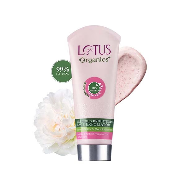 Lotus Organics Precious Bright. Face Exfol. 50 gm