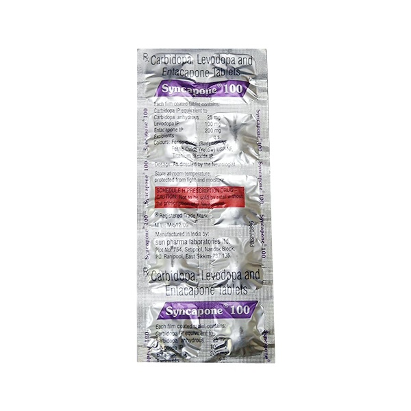 Syncapone 100mg Tablet 10'S