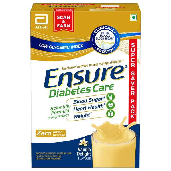 Ensure Diabetes Care Specialized Nutrition Drink Refill - Vanilla Delight Flavour 950 g