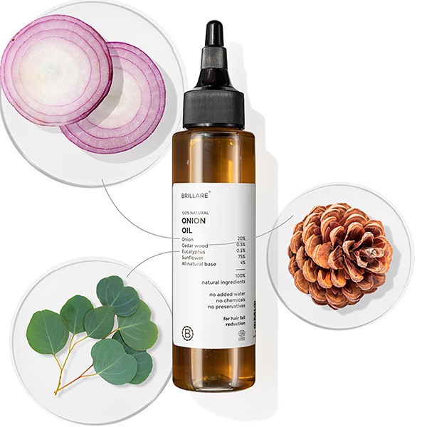 Brillare Onion Oil For Hair Fall Reduction 100 ml