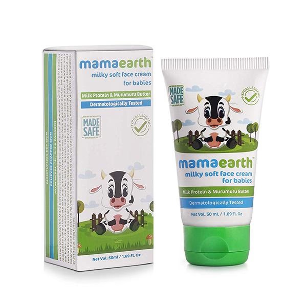 Mamaearth Milky Soft Face Cream for Babies with Muru Muru Butter 60gm