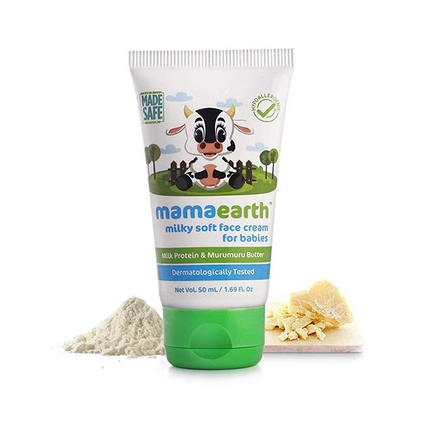 Mamaearth Milky Soft Face Cream for Babies with Muru Muru Butter 60gm