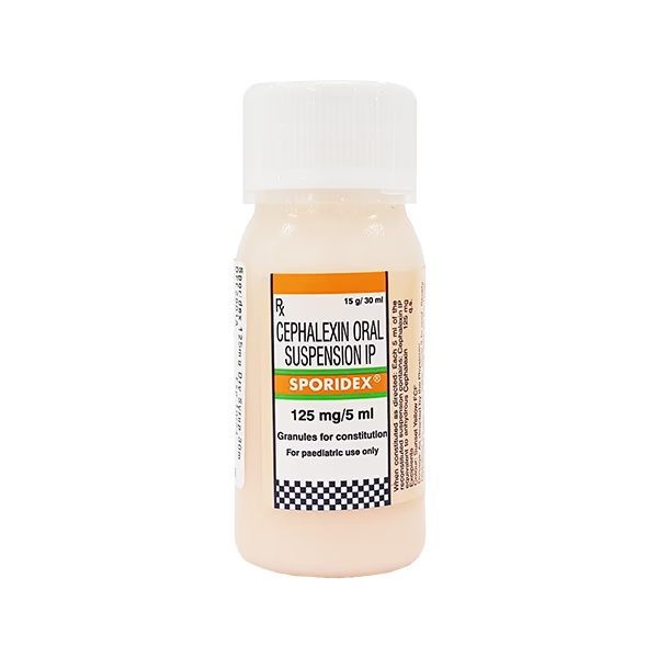 SPORIDEX 125mg Oral Suspension 30ml
