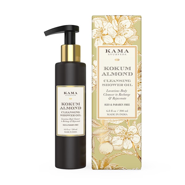 Kama Ayurveda Kokum Almond Cleansing Shower Oil 200 ml