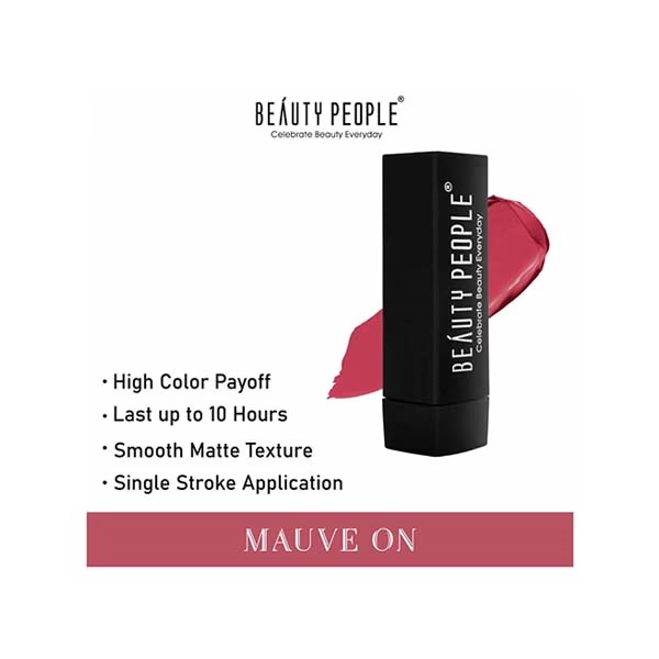 Beauty People Pure Matte 123 Mauve On 3.8 gm