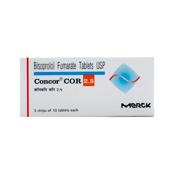 Concor Cor 2.5mg Tablet 10'S
