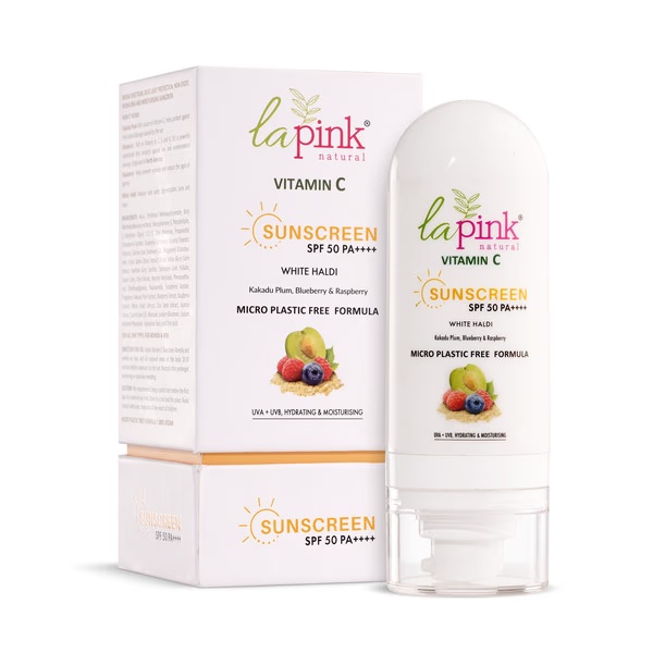 La Pink Vitamin C White Haldi SPF 50 PA++++ Sunscreen 50 gm