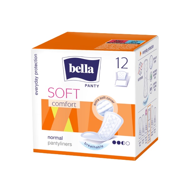 Bella Panty Soft Comfort Pantyliner 12's