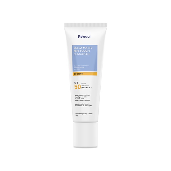 Reequil Ultra Matte Dry Touch Sunscreen Gel Spf 50 PA++++ 50 gm