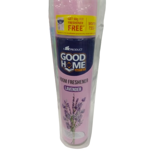 Good Home Happy Nest Room Freshener Spray - Lavender 130 g (Air Freshener 50 g Free)