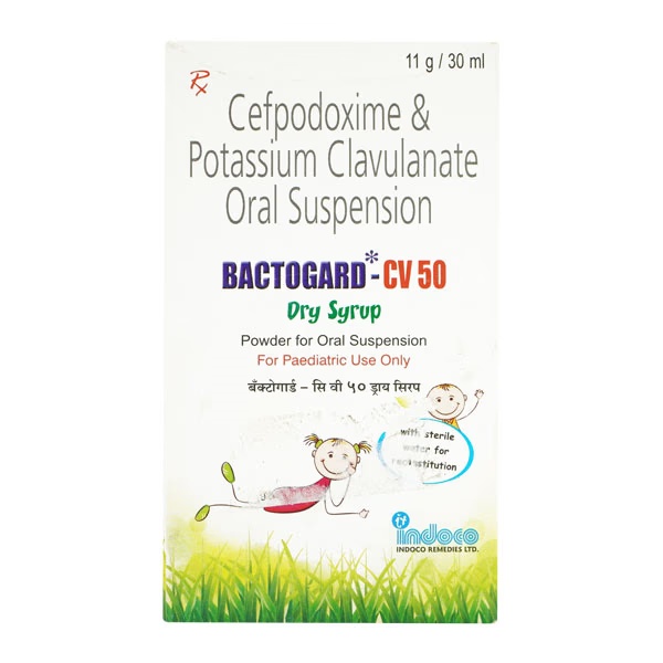 Bactogard CV 50mg Dry Syrup 30ml