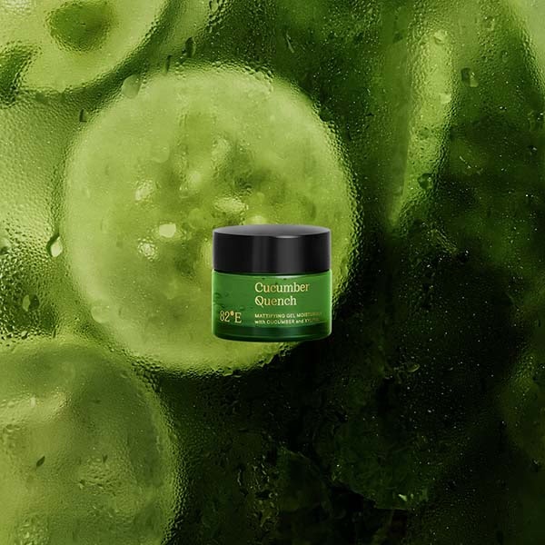 82E Cucumber Quench Mattifying Gel Moisturiser with Cucumber and Xylitol (Mini) 15 ml