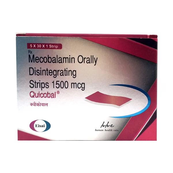 Quicobal Oral Disintegrating Strips 30'S