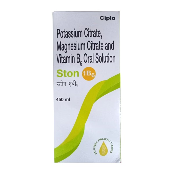 STON 1 B6 DELICIOUS PINEAPPLE FLAVOUR Oral Solution 450ml