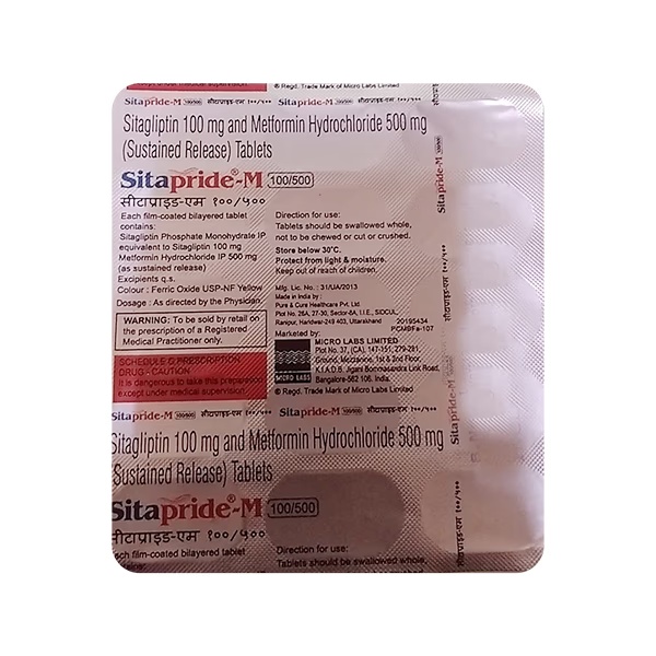 SITAPRIDE M 100/500 Tablet 15's 1 9354-sitapride-m-100-500-tablet-15-s-1.jpg