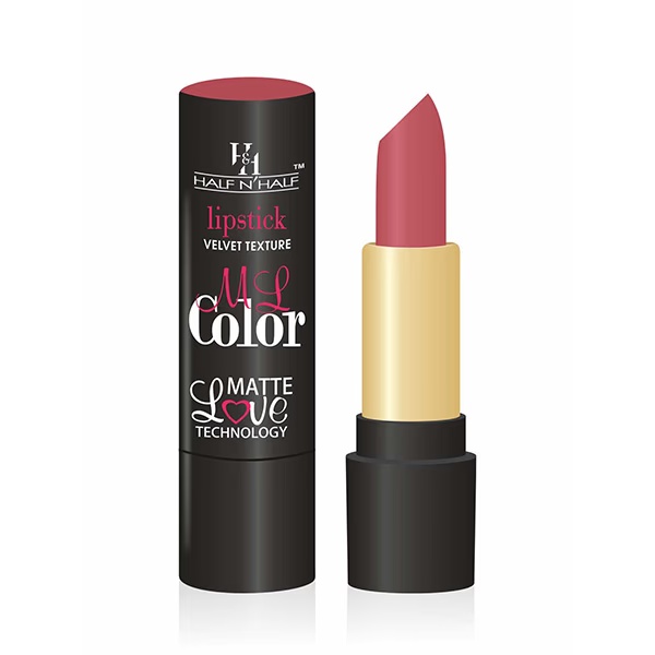 Half N Half Velvet Matte Texture Lipstick My Colour, Lady - Red 3.8 gm