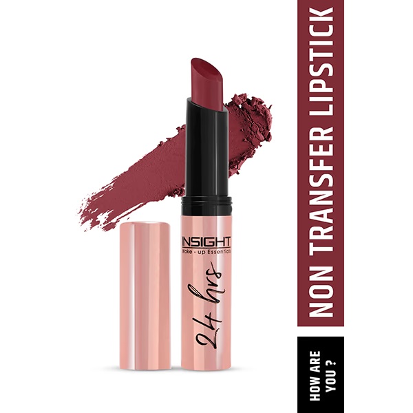 Insight Make-Up Essential 24 Hrs Non Transfer Matte Lipstick (LL-03) - How Are You (19) 3gm