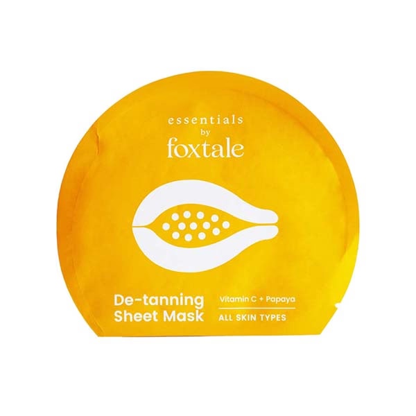 Foxtale Essentials Tan Removal Sheet Mask with Vitamin C and Papaya 26 gm