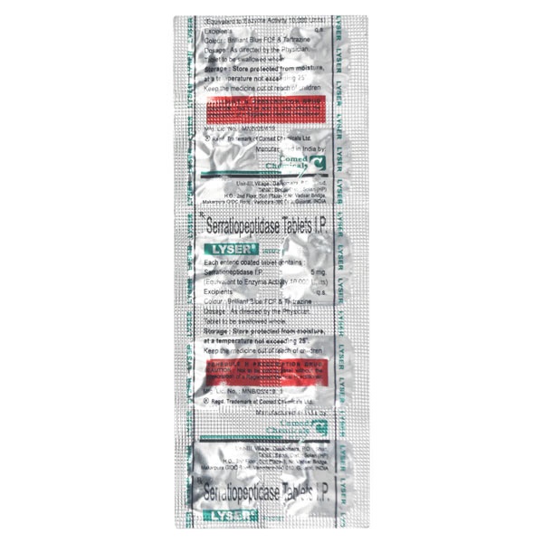 Lyser 5mg Tablet 10'S