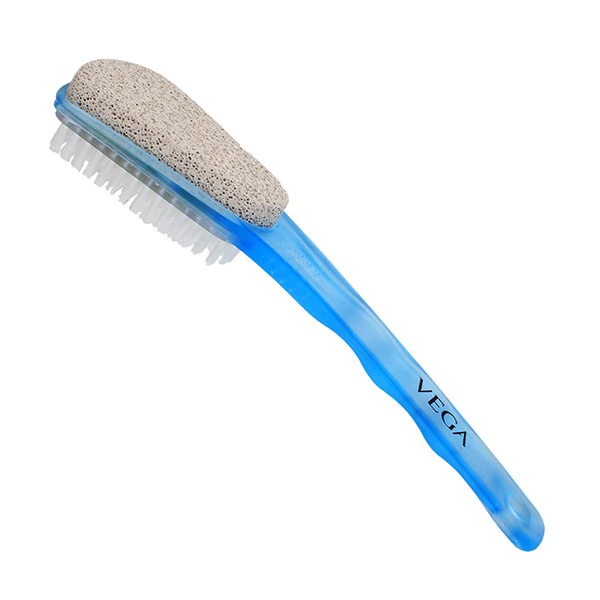 Vega Foot Pumice Stone and Brush (PD - 04) Color - Transparent Pink 1's