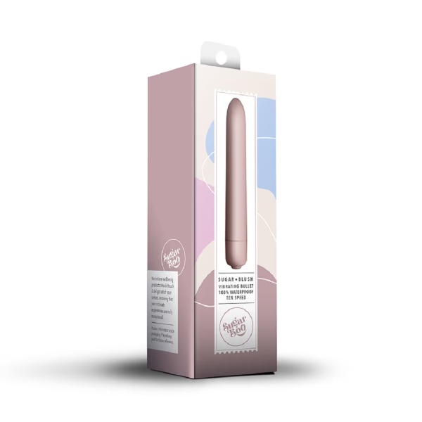 Gizmoswala SugarBoo Vibrating Bullet Massager - Sugar Blush (Light Pink)