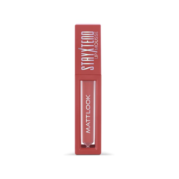 Matt Look Stayxtend Lip Mousse Enriched With Vitamin E & Non Sticky, Peach Babe-20 4 ml