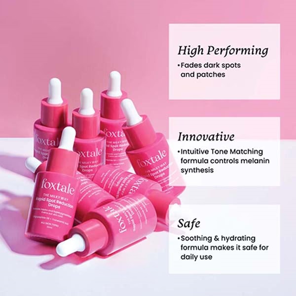 Foxtale Rapid Spot Reduction Drops for Hyperpigmentation and Dark Spot Removal 30 ml