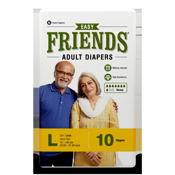 Friends Adult Diaper-Easy (L) 10's