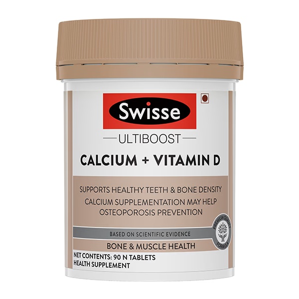 Swisse Ultiboost Calcium + Vitamin D Tablet 90's