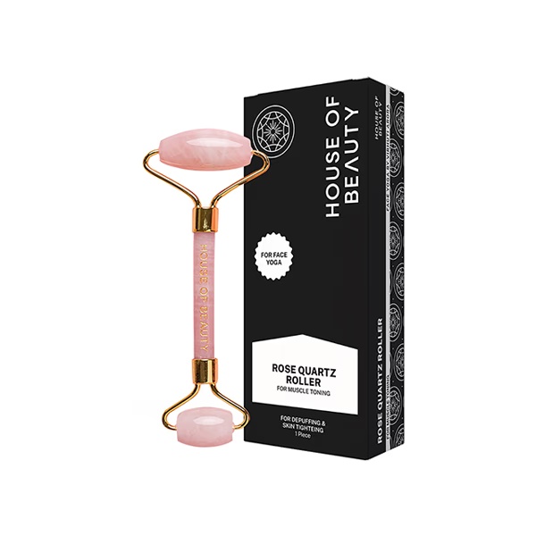 House of Beauty Rose Quartz Roller 1's