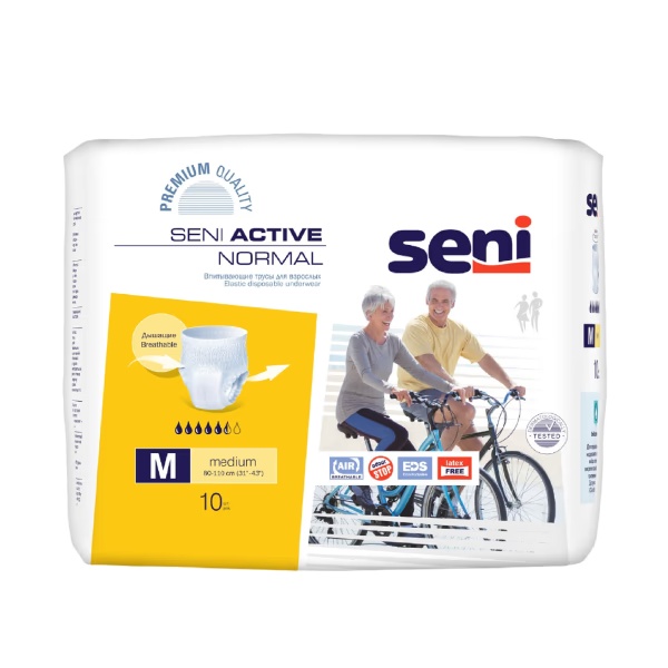 Seni Active Normal Pull Up Type (M) 10's