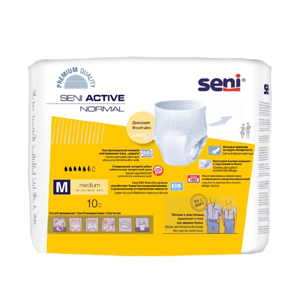 Seni Active Normal Pull Up Type (M) 10's